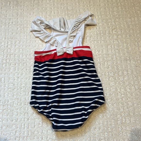 Janie and Jack 18-24 months red white and blue bathing suit - Picture 2 of 5